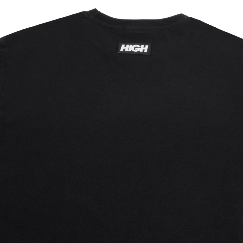 Camiseta Manga Longa High Crew Preto