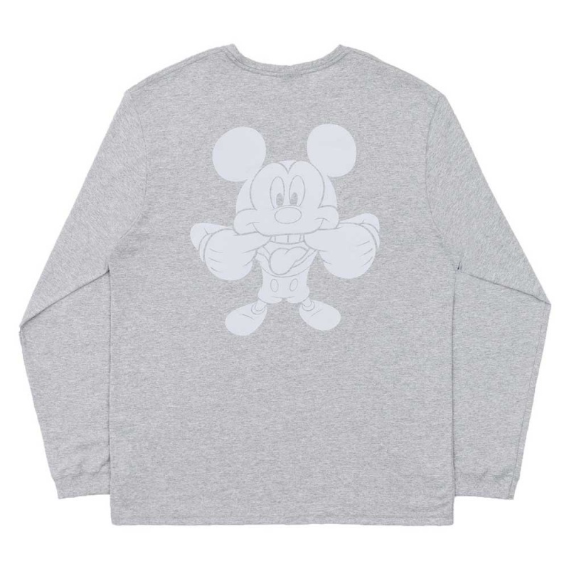 Camiseta Manga Longa High x Disney Cinza