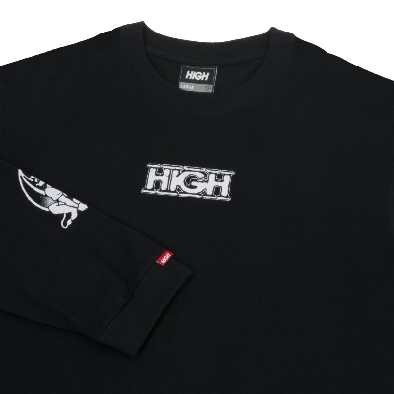 Camiseta Manga Longa High Goons Preto