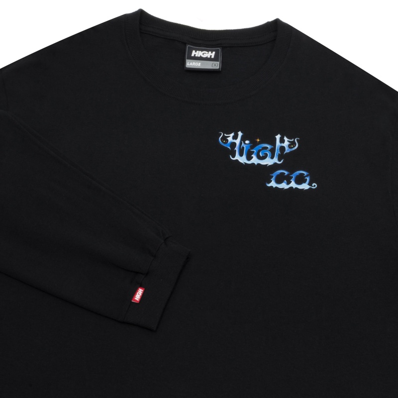 Camiseta Manga Longa High Shroom Preto