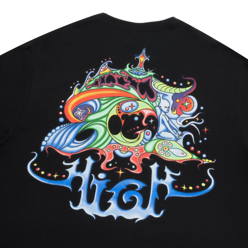 Camiseta Manga Longa High Shroom Preto