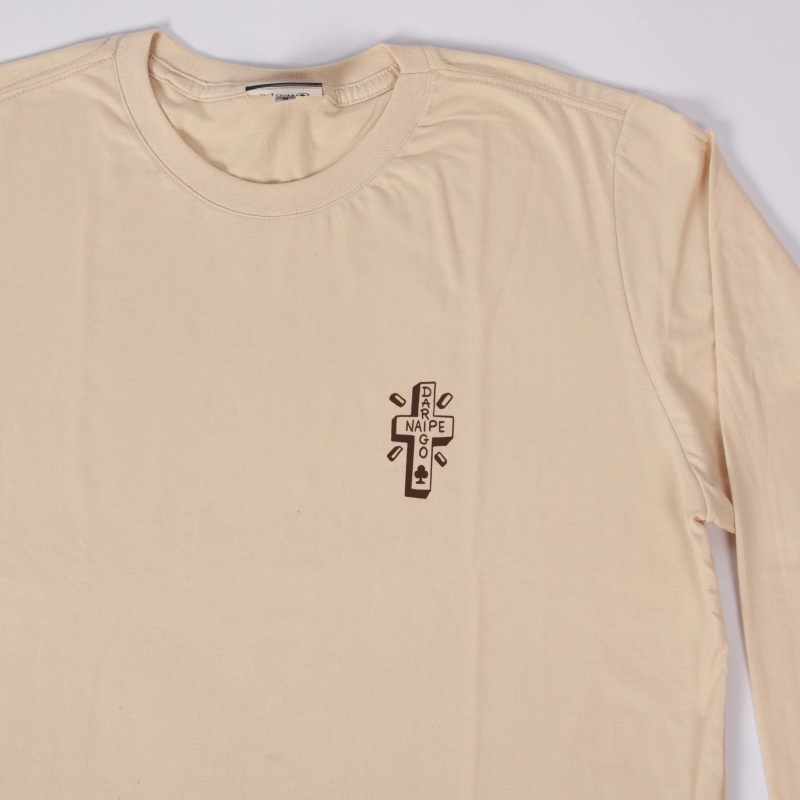 Camiseta Manga Longa Naipe Nw23-022 Bege