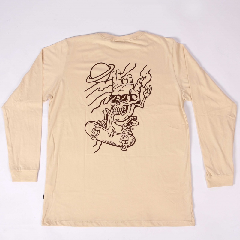Camiseta Manga Longa Naipe Nw23-022 Bege