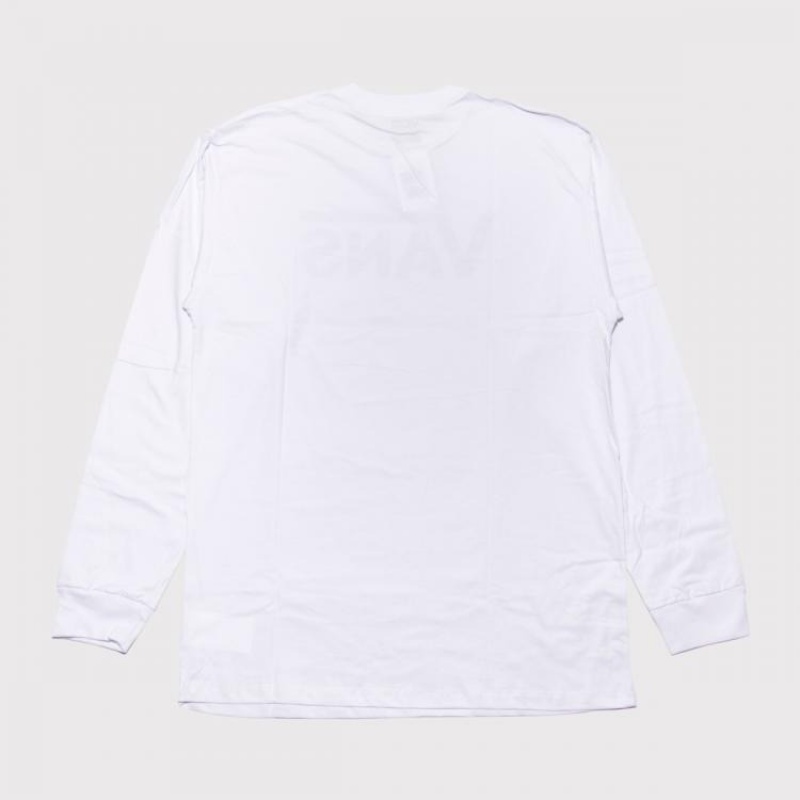 Camiseta Manga Longa Vans Classic Branco