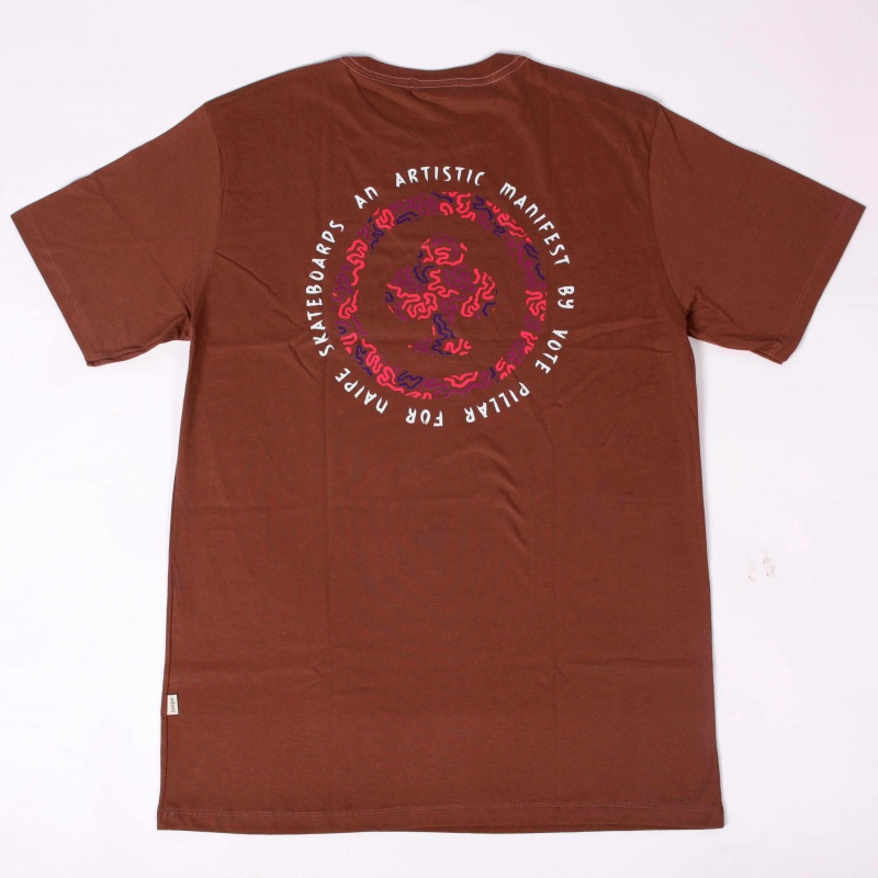 Camiseta Naipe Nw23-010 Marrom