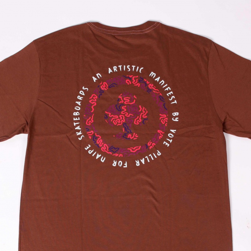 Camiseta Naipe Nw23-010 Marrom