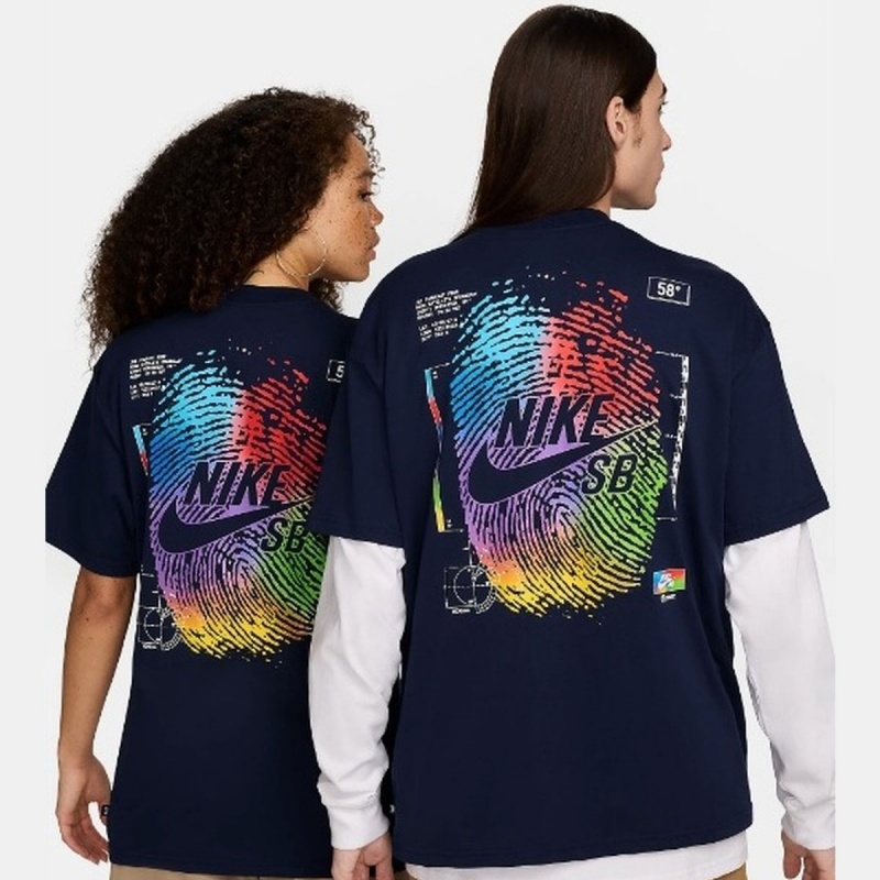 Camiseta Nike Oc Thumbprint Azul