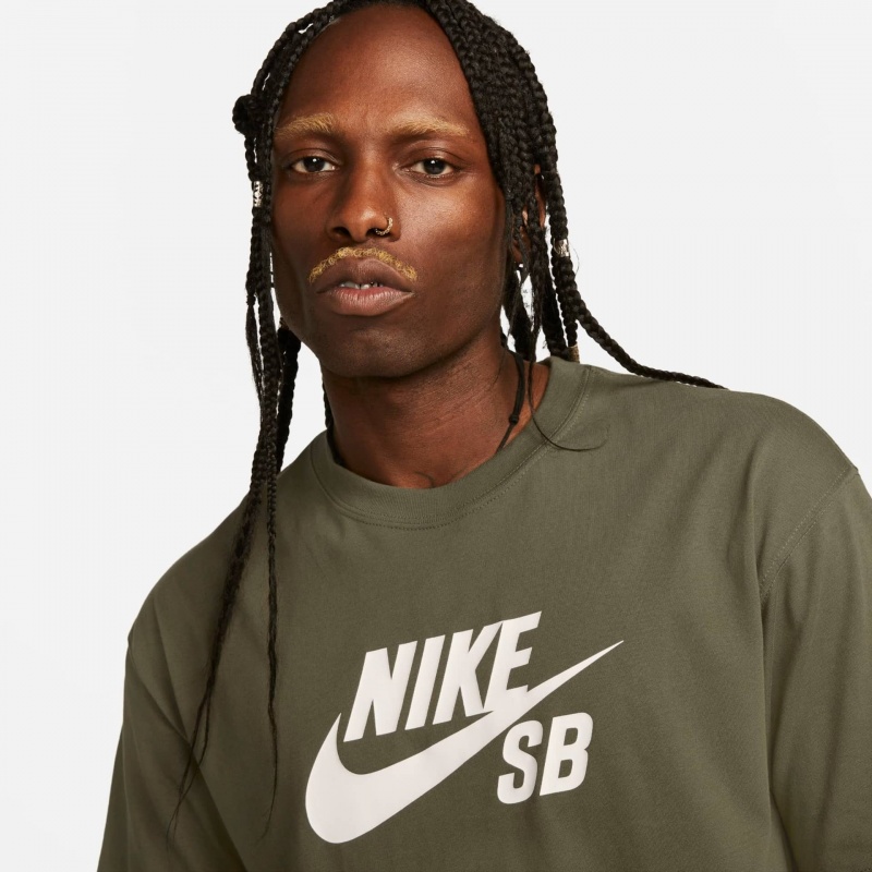 Camiseta Nike Sb Logo Verde