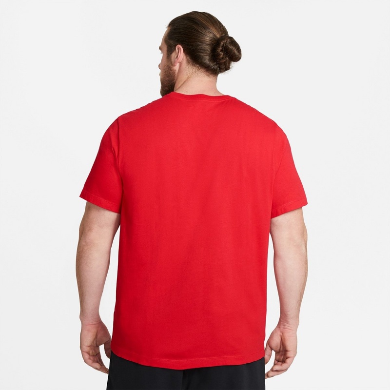 Camiseta Nike Sportswear Club Vermelho