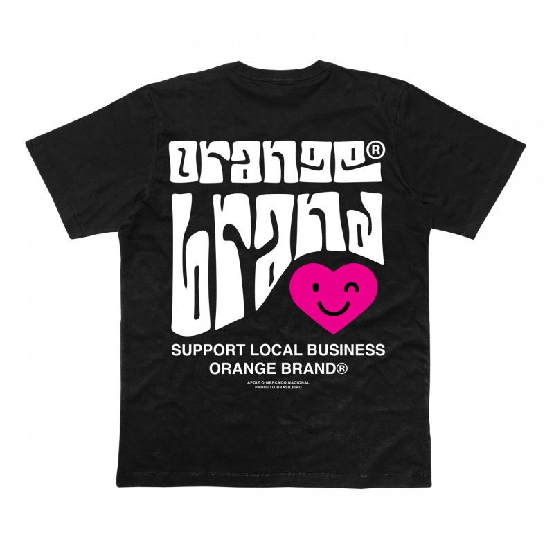 Camiseta Orange 24101209 Preto