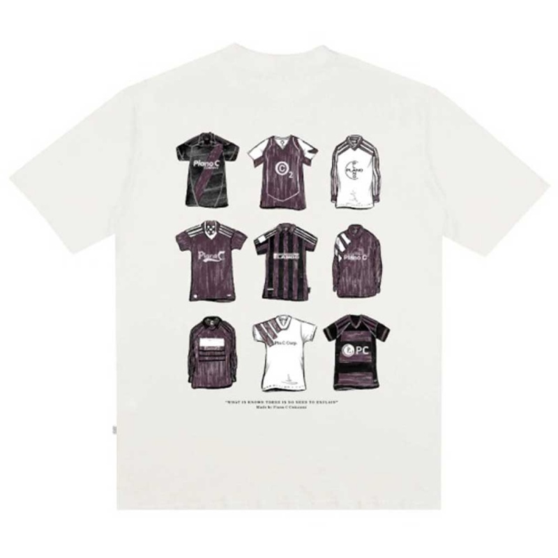 Camiseta Plano C Classic Teams Bege
