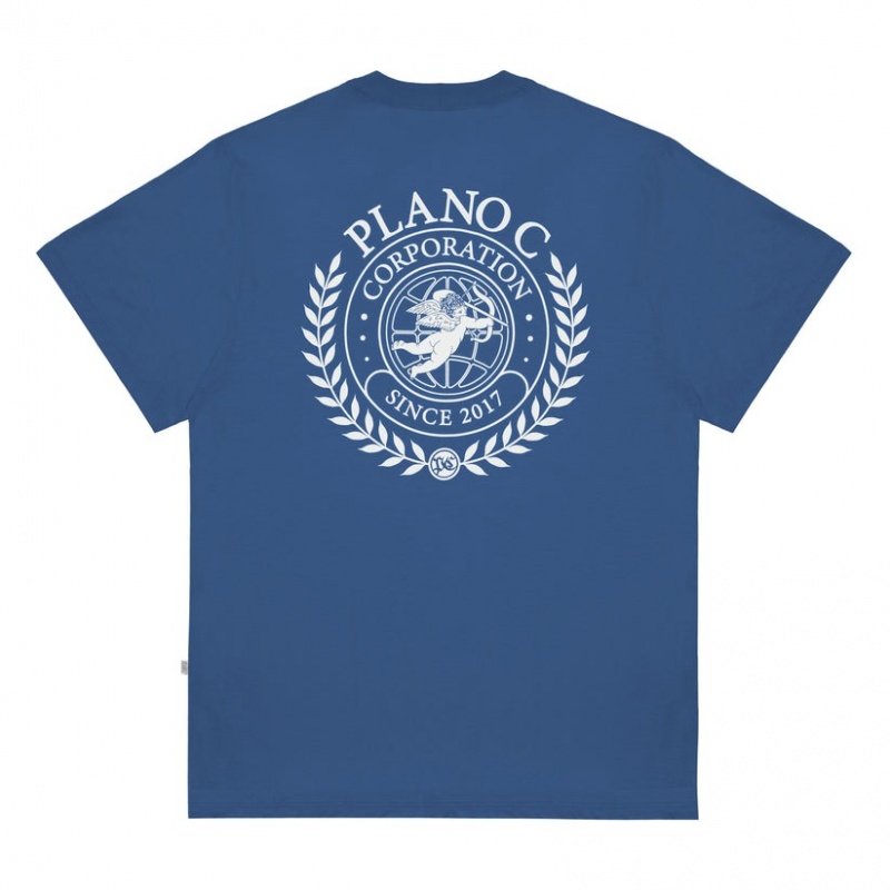 Camiseta Plano C Shield Azul