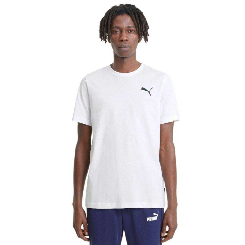 Camiseta Puma Small Logo Branco