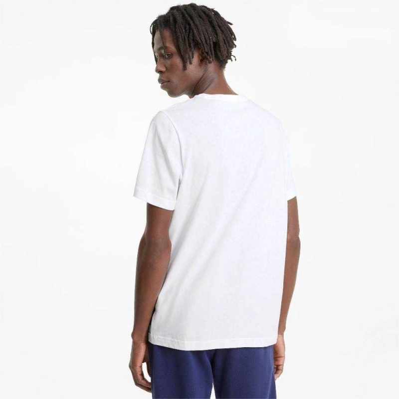 Camiseta Puma Small Logo Branco