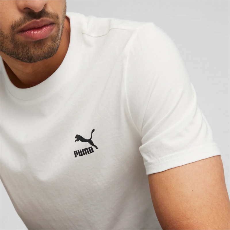 Camiseta Puma Small Logo Branco