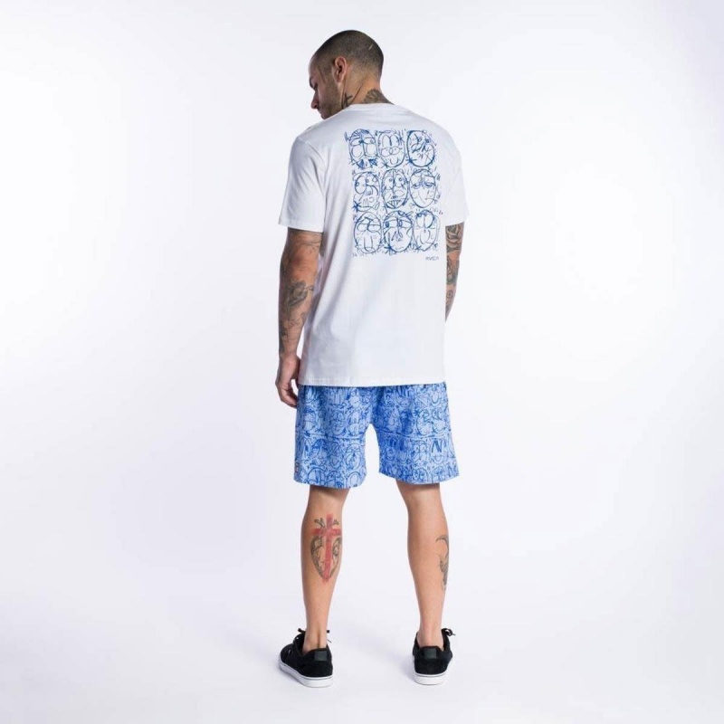 Camiseta RVCA Heads Branco