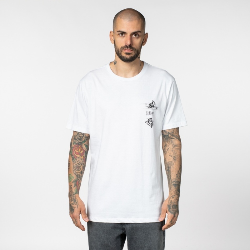 Camiseta RVCA Tiger Beach Branco