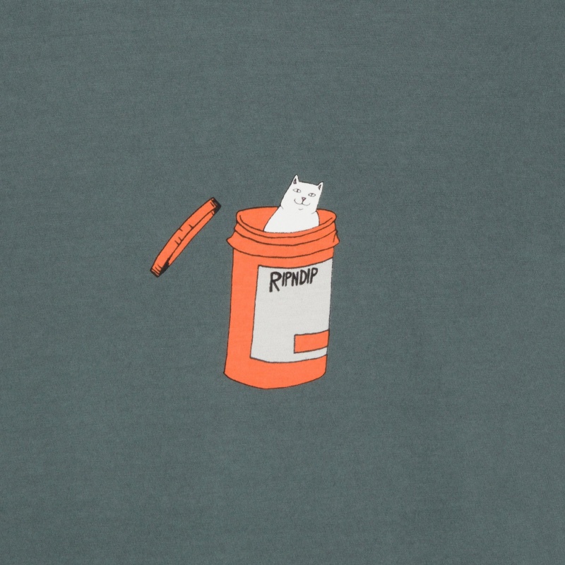 Camiseta Ripndip Nermal Pills Verde