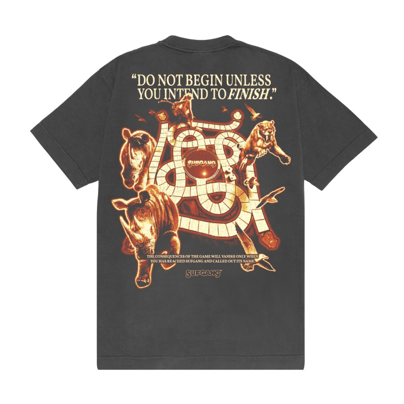 Camiseta Sufgang Sufmanj Cinza