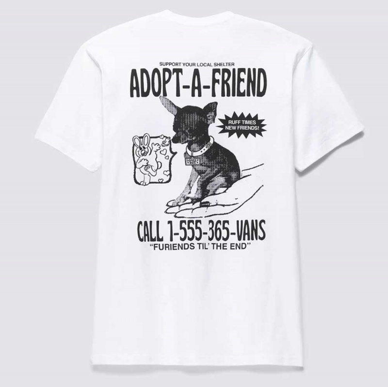 Camiseta Vans Adopted a Friend Branco
