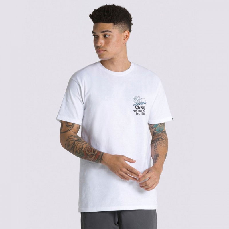 CAMISETA VANS CHECKERBOARD BLOOMING BRANCO