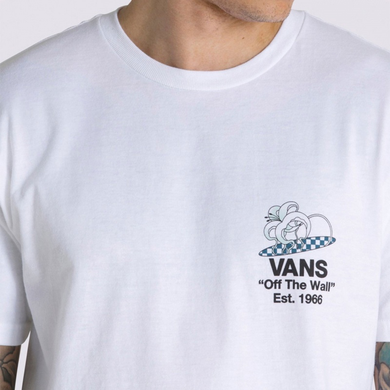 CAMISETA VANS CHECKERBOARD BLOOMING BRANCO