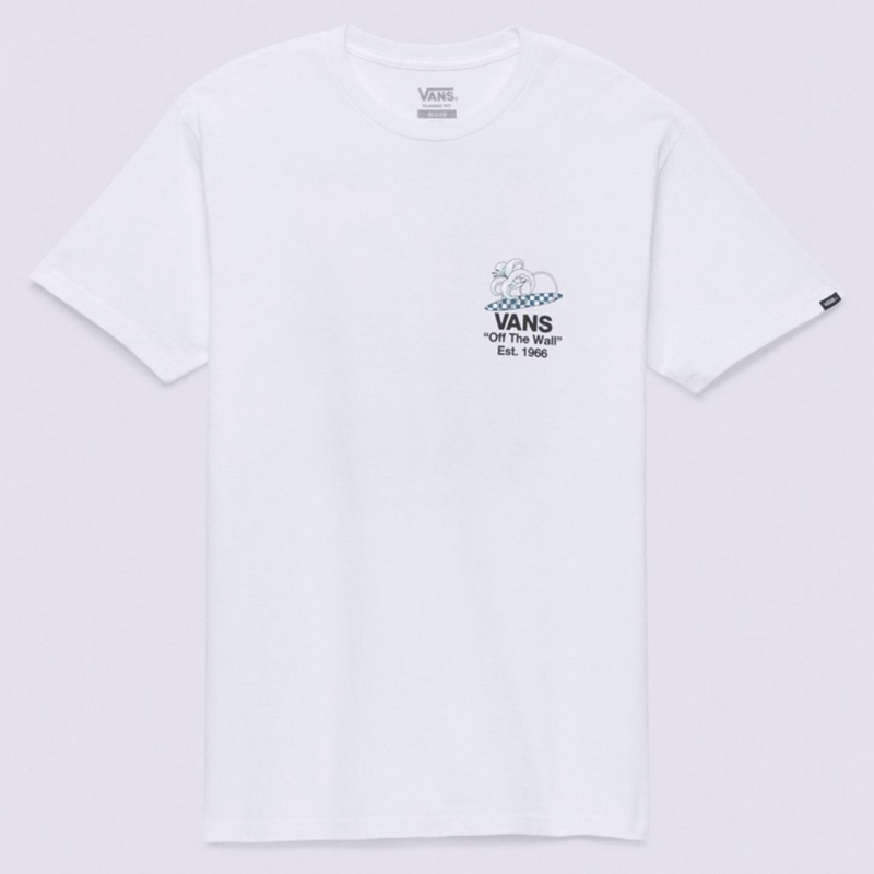 CAMISETA VANS CHECKERBOARD BLOOMING BRANCO