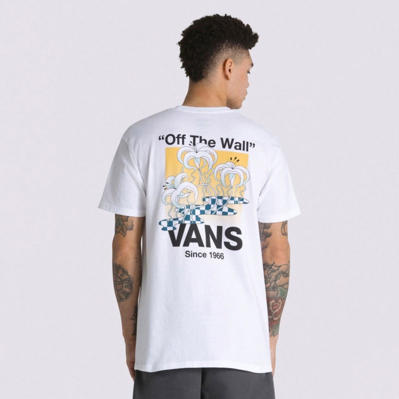 CAMISETA VANS CHECKERBOARD BLOOMING BRANCO