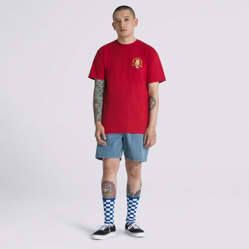 Camiseta Vans Coldest In Town Vermelho