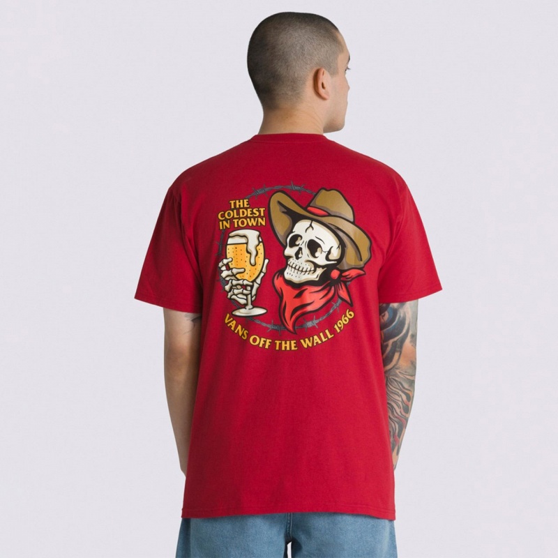 Camiseta Vans Coldest In Town Vermelho