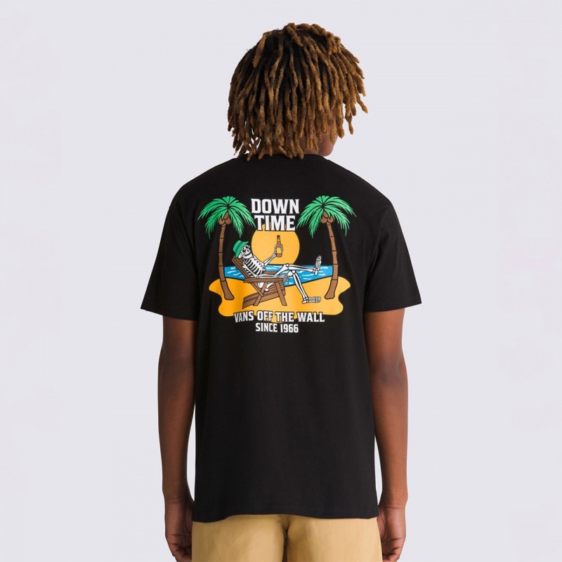 Camiseta Vans Down Time Preto