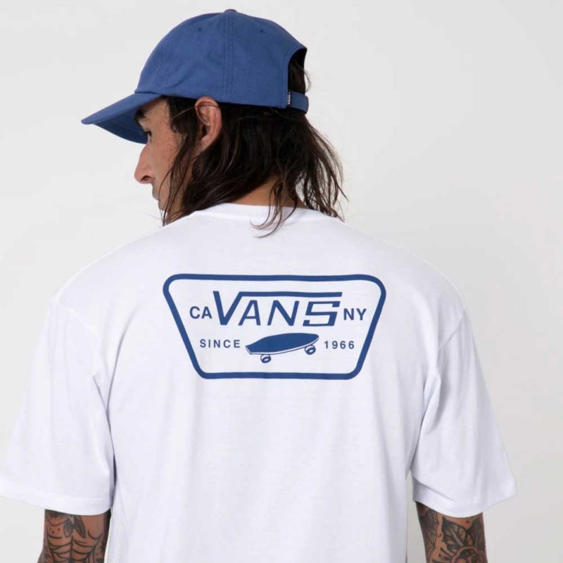 Camiseta Vans Full Patch Back Branco