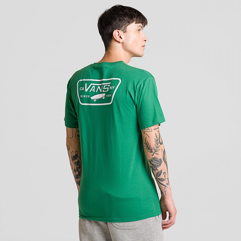 Camiseta Vans Full Patch Back Verde