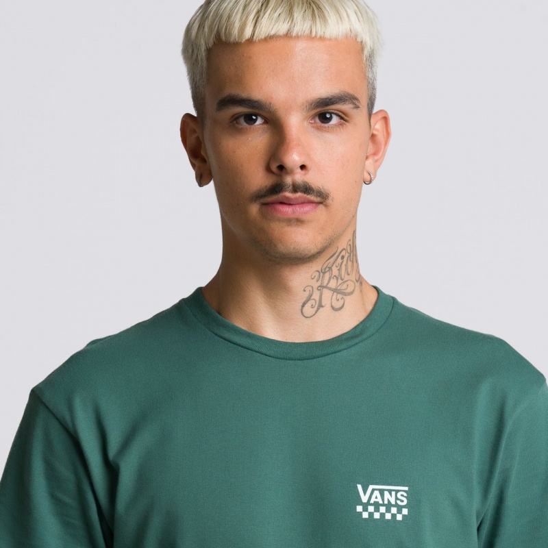 Camiseta Vans Left Chest Logo II Verde