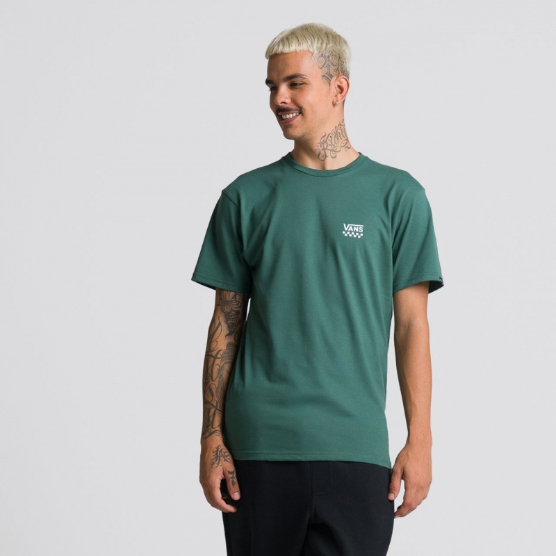 Camiseta Vans Left Chest Logo II Verde