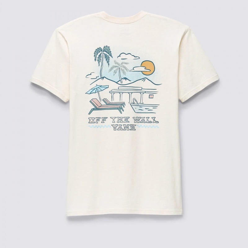Camiseta Vans Pool Side Resort Bege