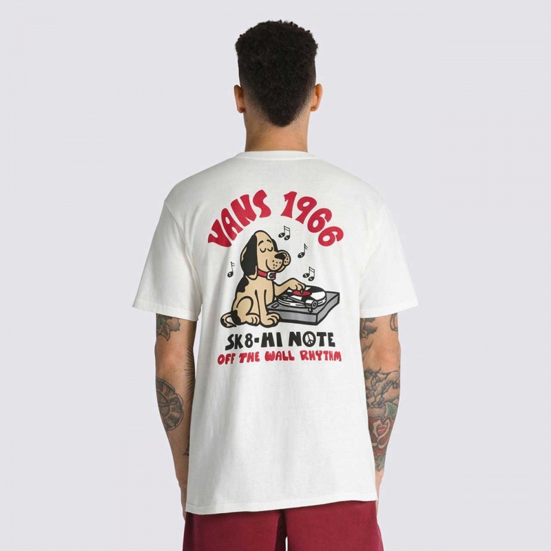 Camiseta Vans Rhythm Pup Bege