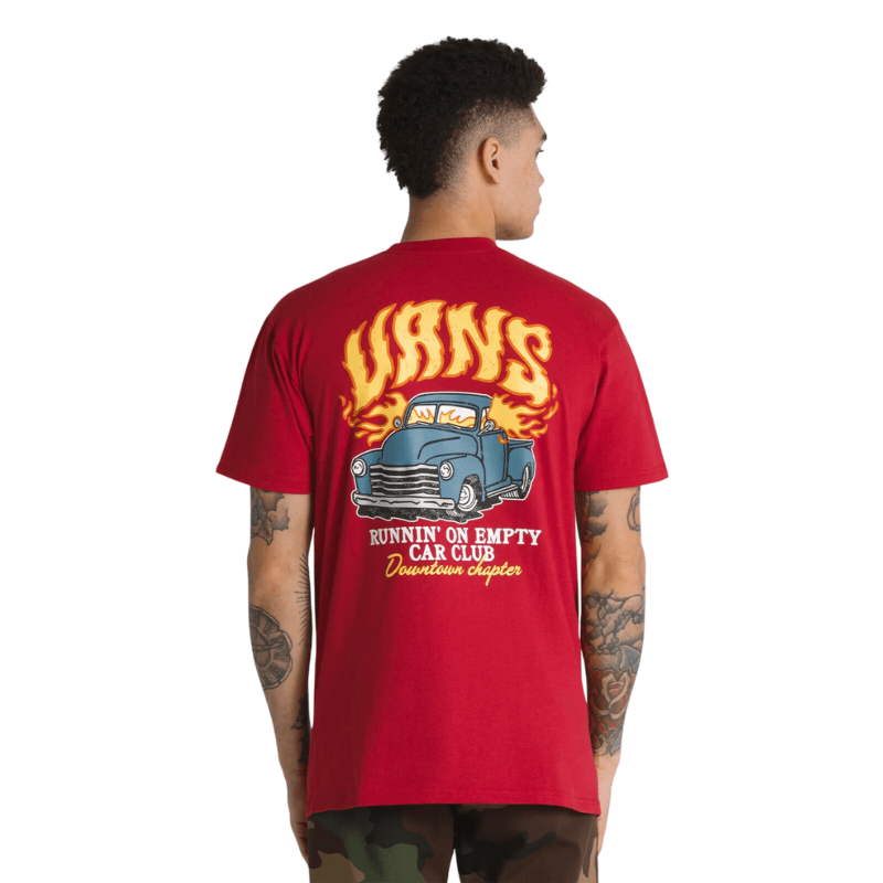 Camiseta Vans Running On Empty Vermelho