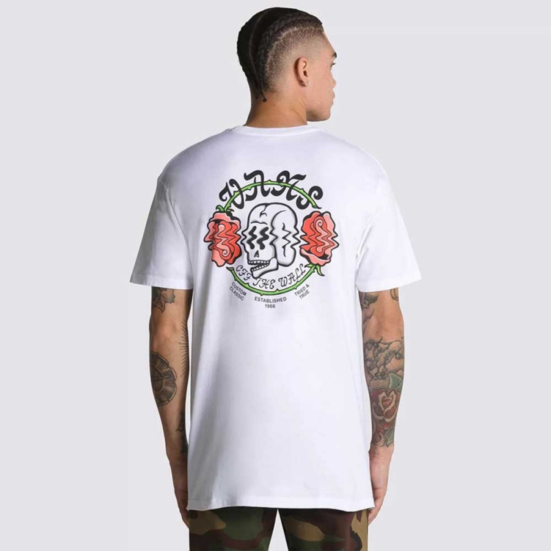 Camiseta Vans Shaken Skull Branco