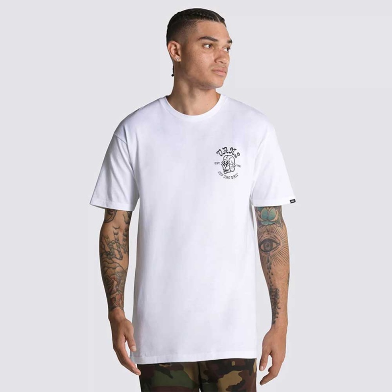 Camiseta Vans Shaken Skull Branco