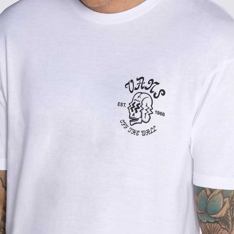 Camiseta Vans Shaken Skull Branco