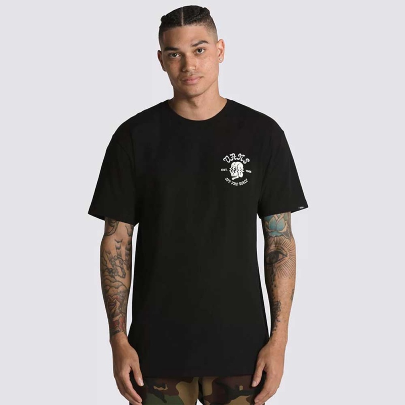 Camiseta Vans Shaken Skull Preto