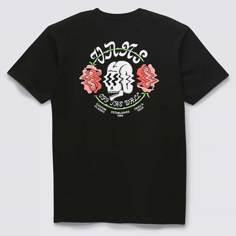 Camiseta Vans Shaken Skull Preto