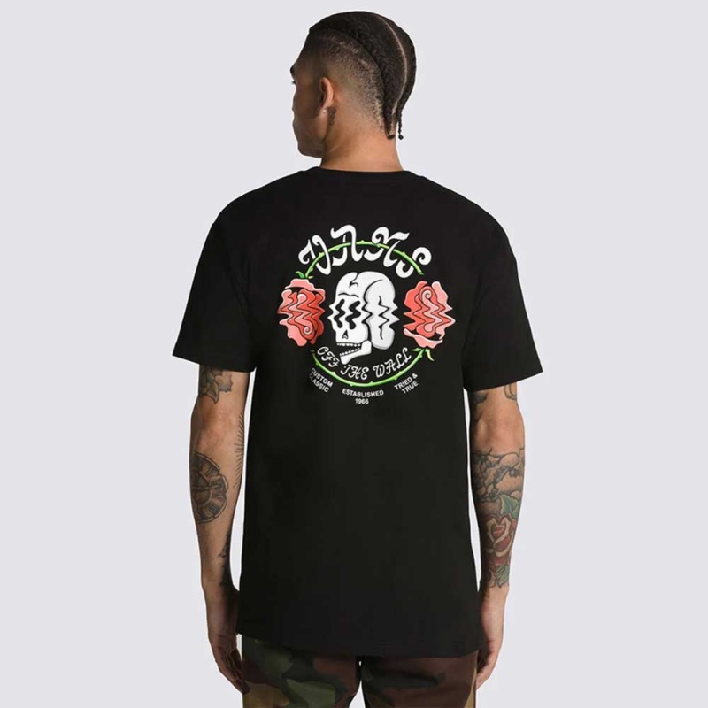 Camiseta Vans Shaken Skull Preto
