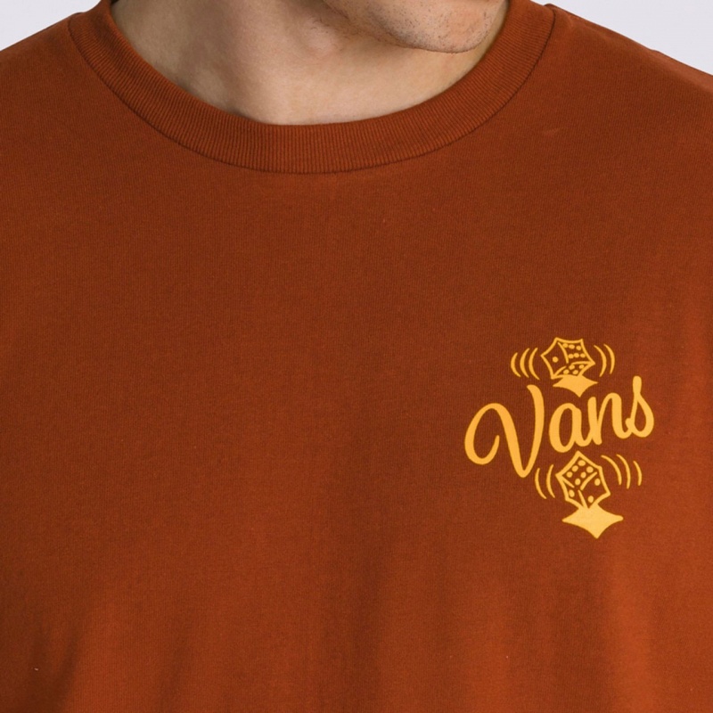 Camiseta Vans Sixty Sixers Club Marrom