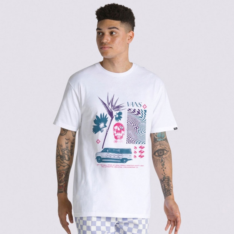 Camiseta Vans Warped Vacation Branco