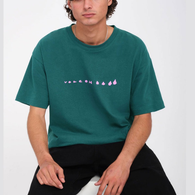Camiseta Volcom Dino Verde