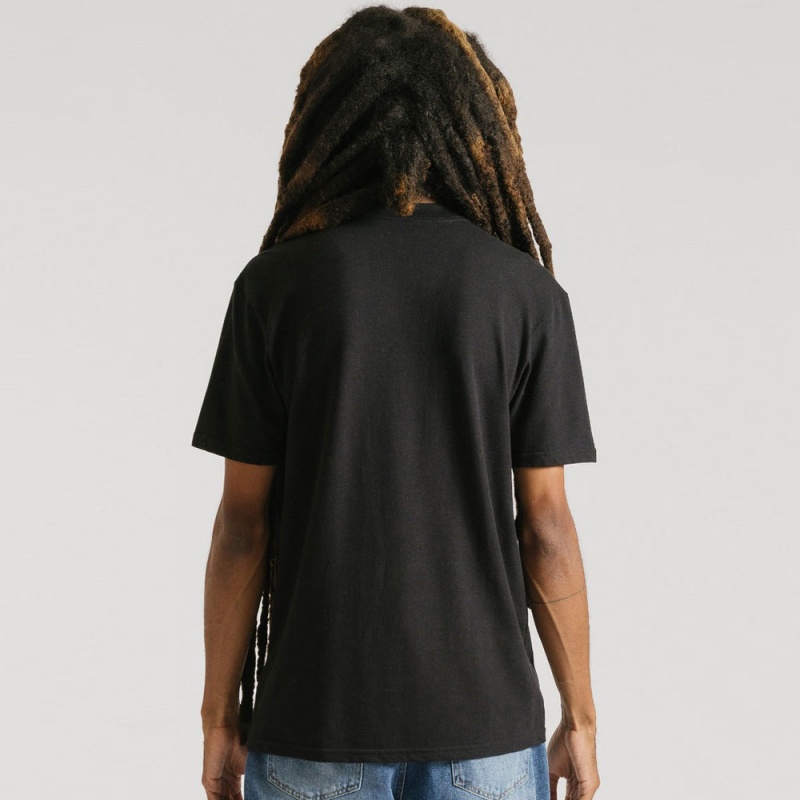 Camiseta Volcom Ringer Time Preto