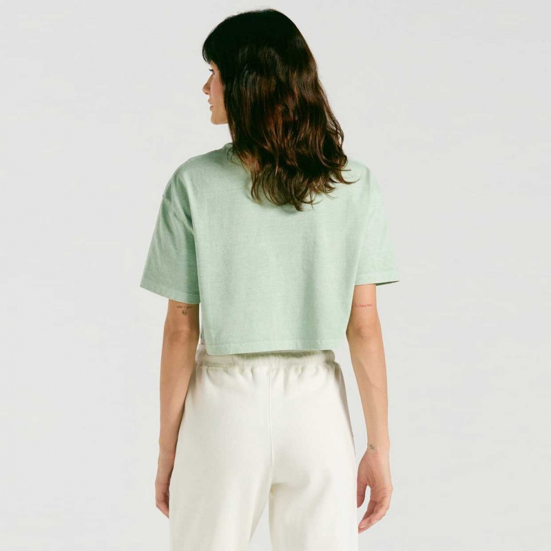 Blusa Volcom Single Stone Cropped Verde