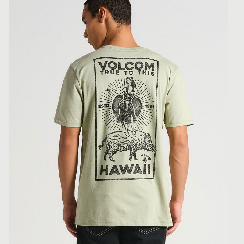 Camiseta Volcom Sunset Delight Verde